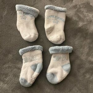 Harley Davidson baby gripper socks 6-12 months.